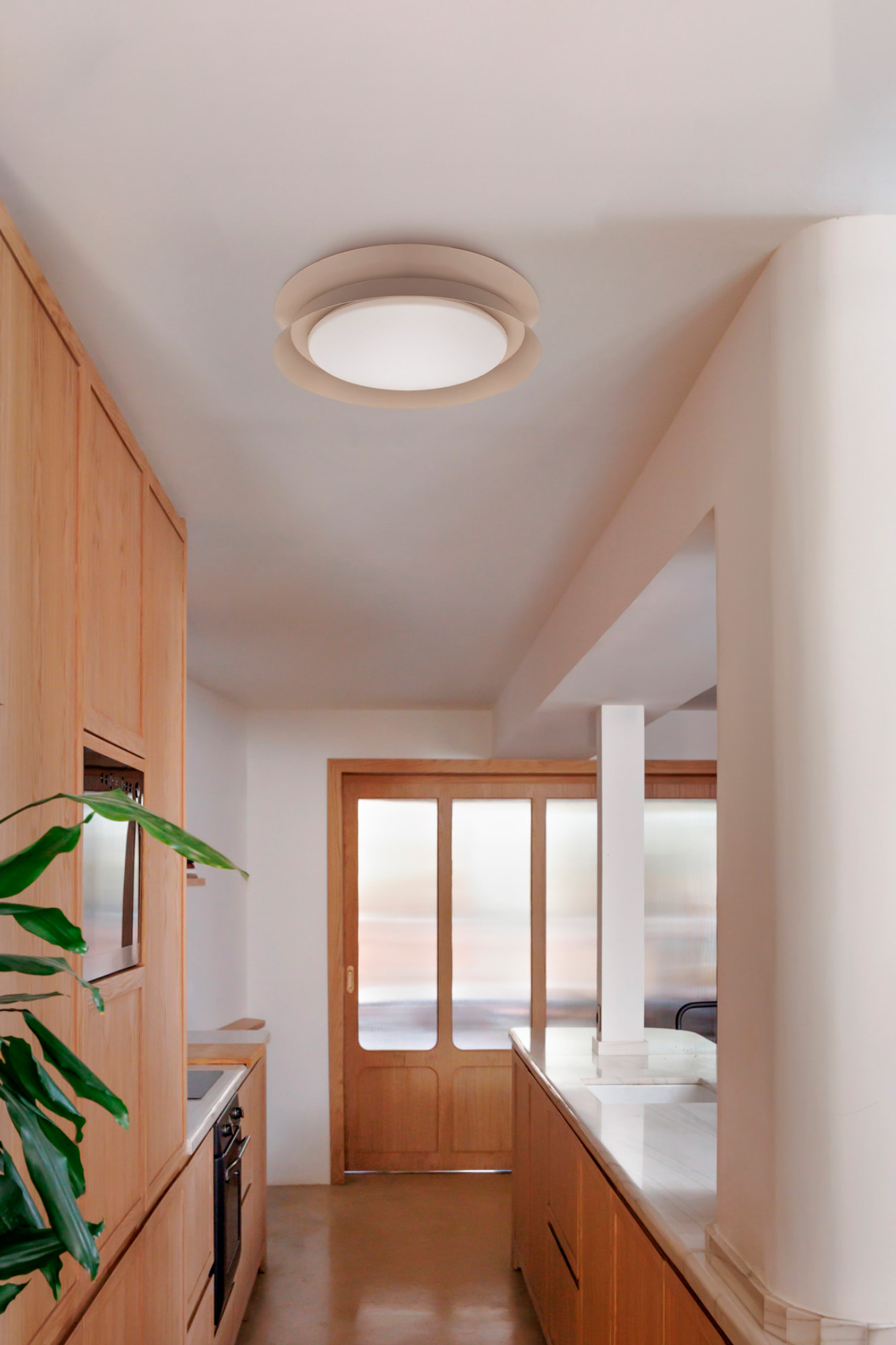 Потолочный светильник TENDER серый LED 24W 2700K