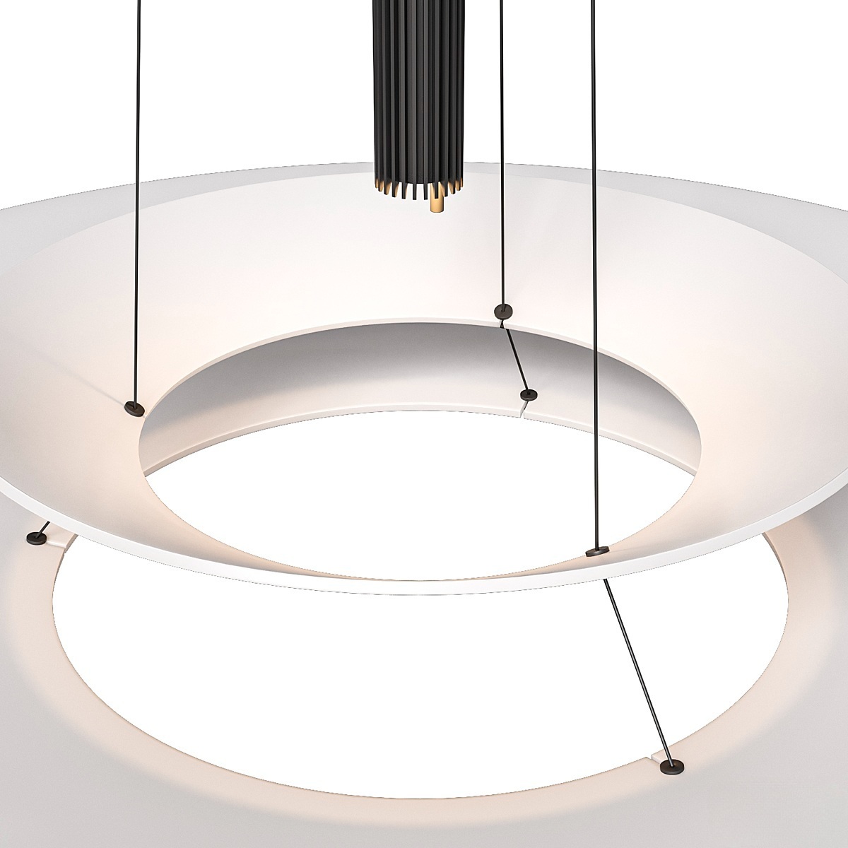 Подвесной светильник Vibia Flamingo 1540, Ø70 см, графит