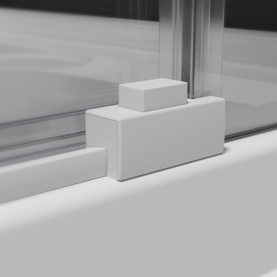 Radaway Idea KDD 70R, правая часть душевого угла 70 см, 
стекло прозрачное, профиль белый матовый