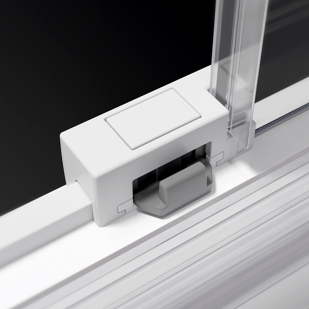 Radaway Idea KDD 70R, правая часть душевого угла 70 см, 
стекло прозрачное, профиль белый матовый