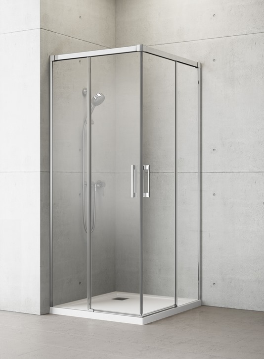 Radaway Idea KDD 120R, правая часть душевого угла 120 см, 
стекло прозрачное, профиль хром
