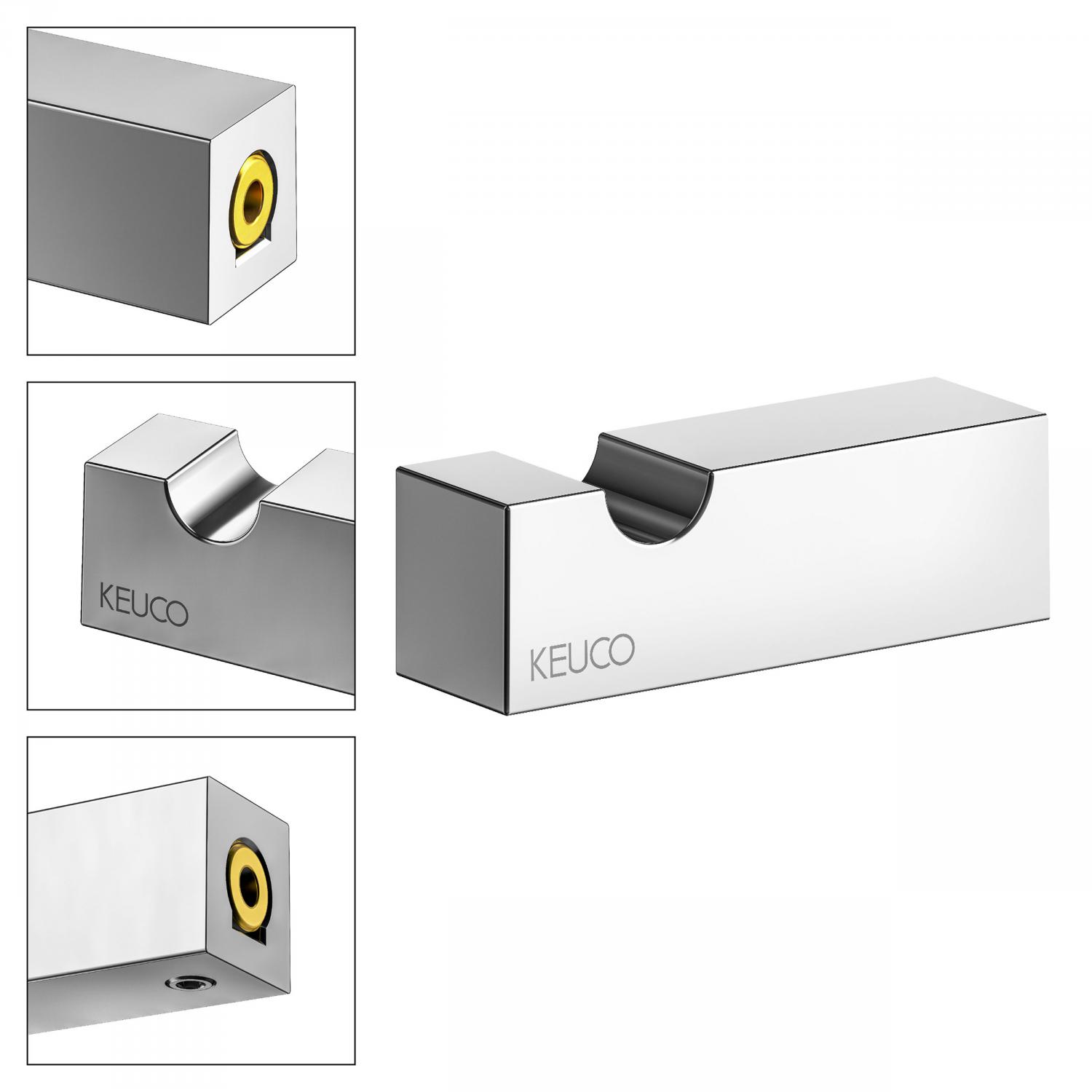 Keuco Edition 90 Square, крючок одинарный, цвет хром