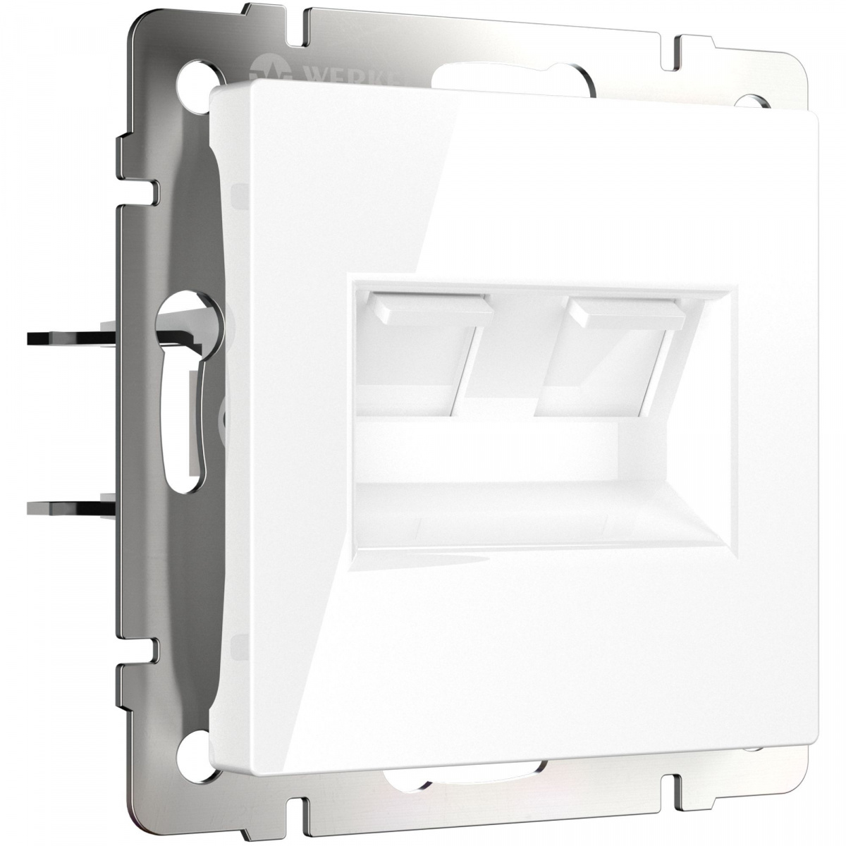W1181101/ Розетка двойная Ethernet RJ-45 (белый)