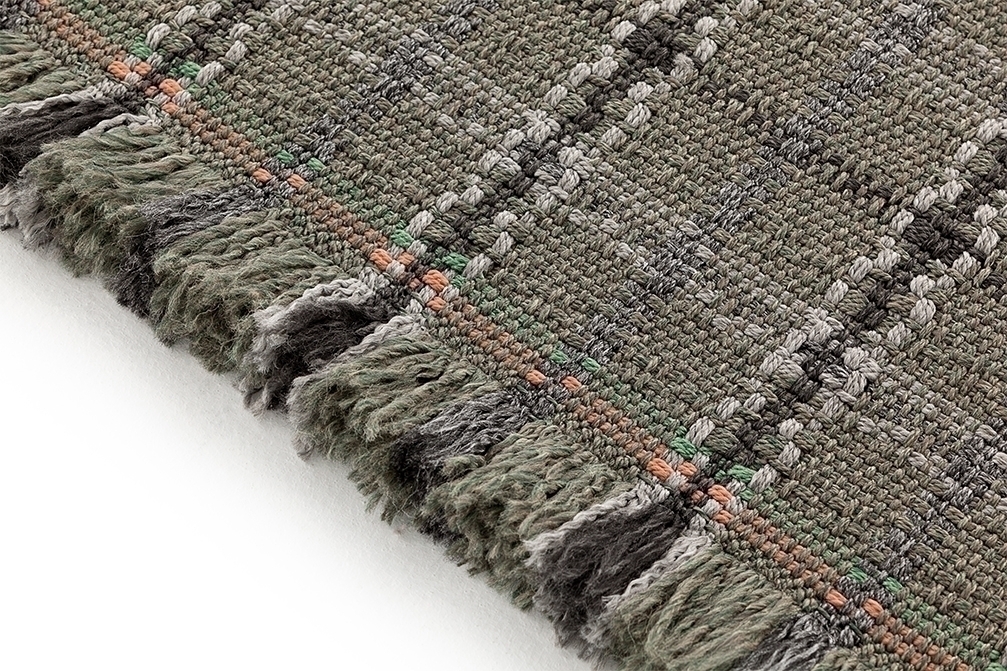 Подушка GL Tartan зеленая 70x70