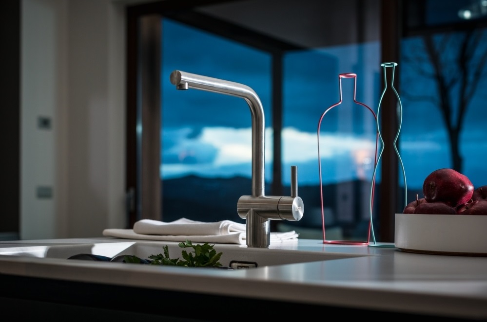 Franke Atlas Neo, кухонный смеситель h29.7 см, поворотный излив, цвет сталь