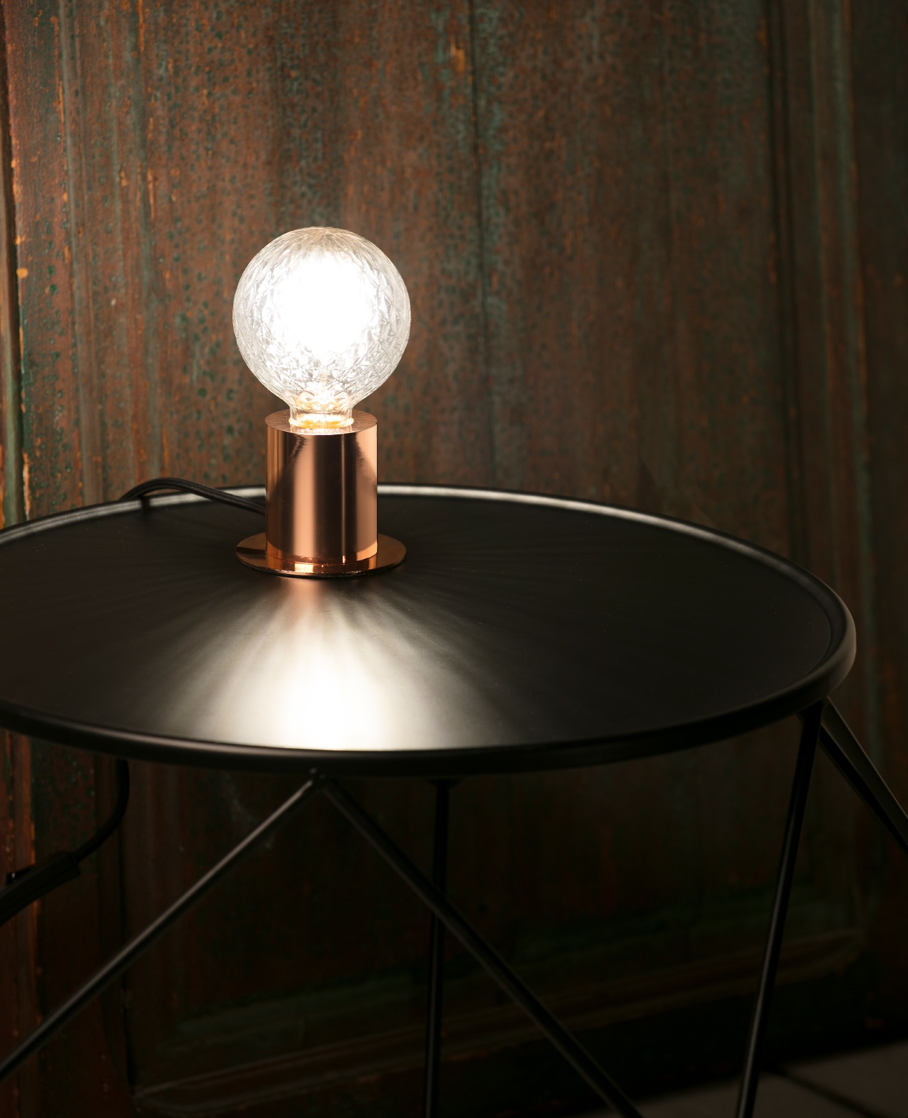 Настольная лампа Faro Ten 62156, розовое золото