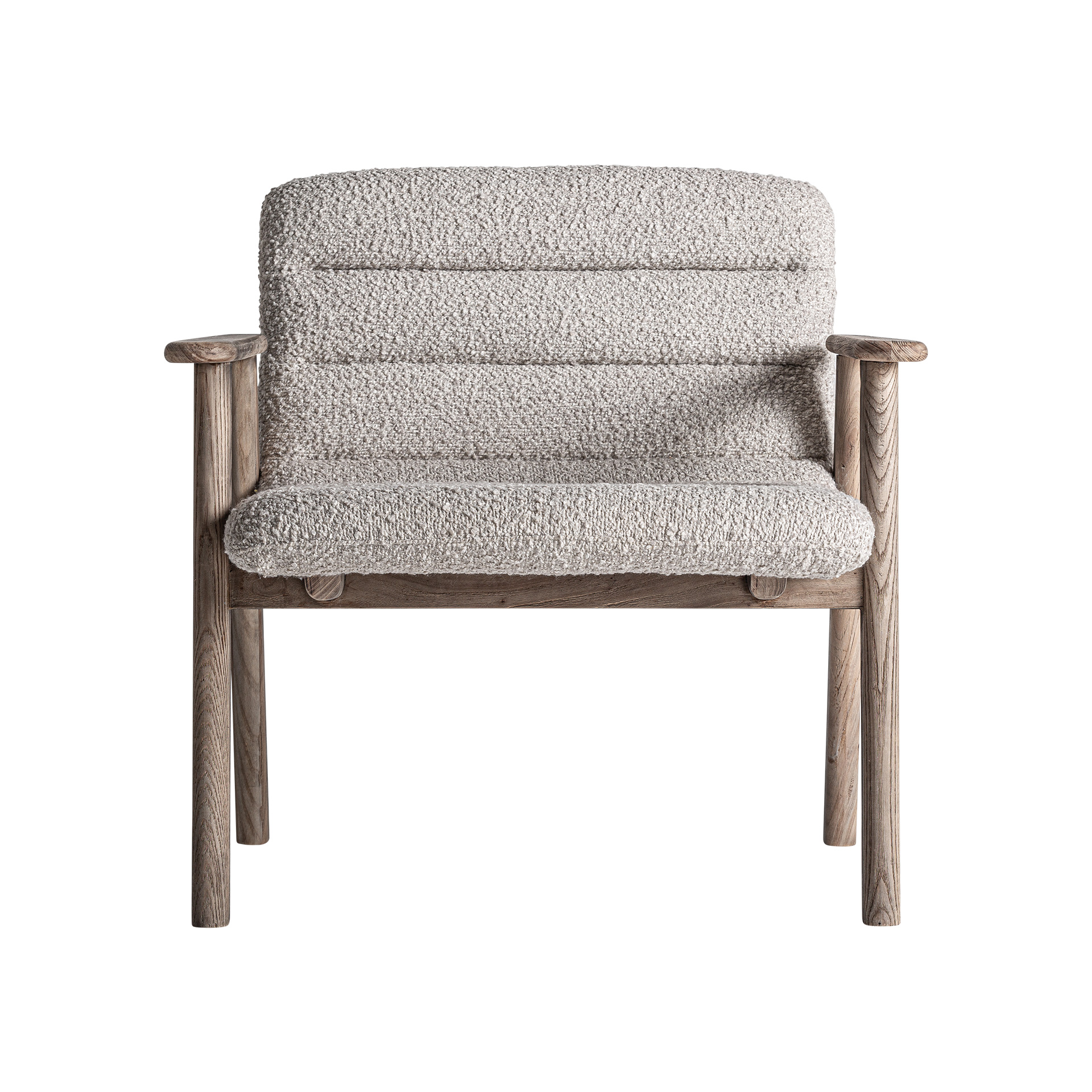 Обеденный стул Vical Jacquard 35774, 75х66хh74 см, бежевая ткань, ножки из массива вяза, цвет коричневый
