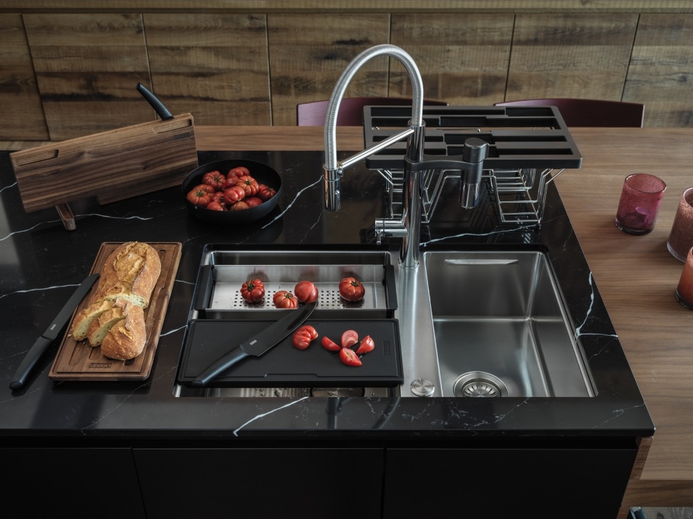 Franke Box Center BWX 120-41-27, встраиваемая снизу кухонная мойка 82х52хh20 см, цвет полированная сталь