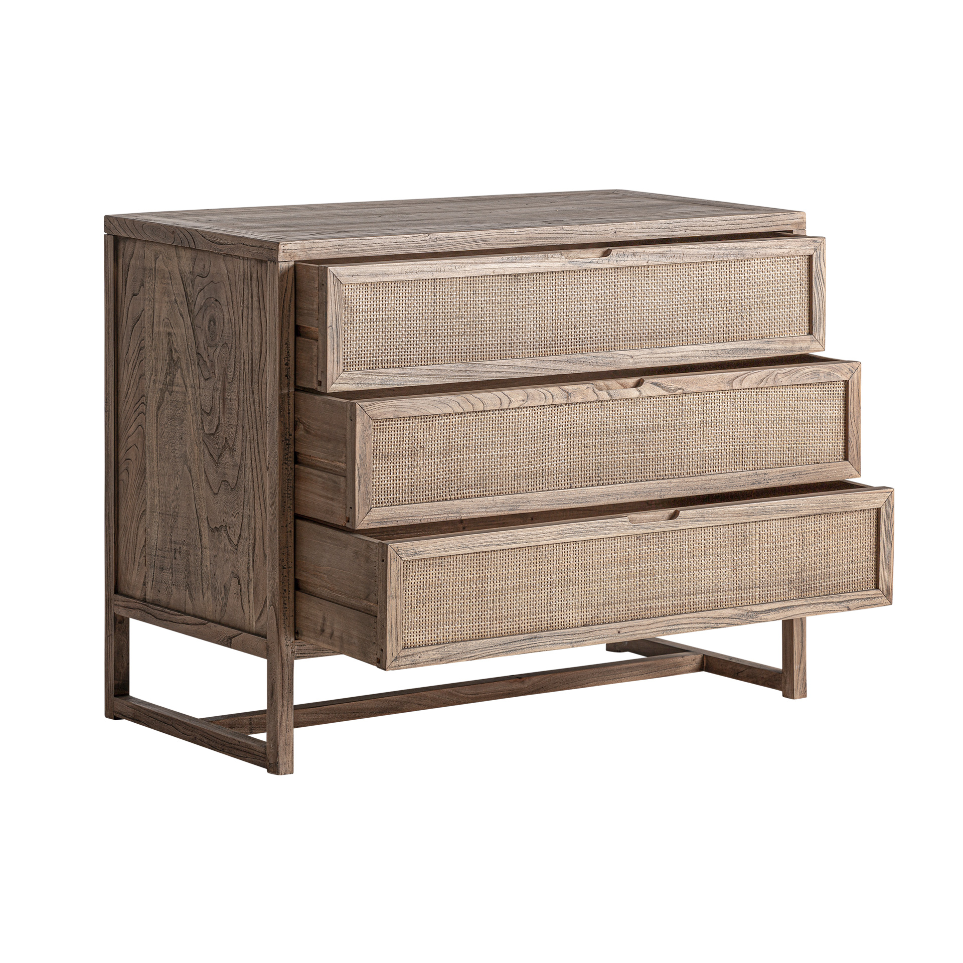 Комод Vical Byremo 38241, 105х50хh80 см, из массива вяза, коричневый