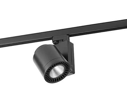 Трековый светильник Cylinder черный LED 18W 2700K 56є