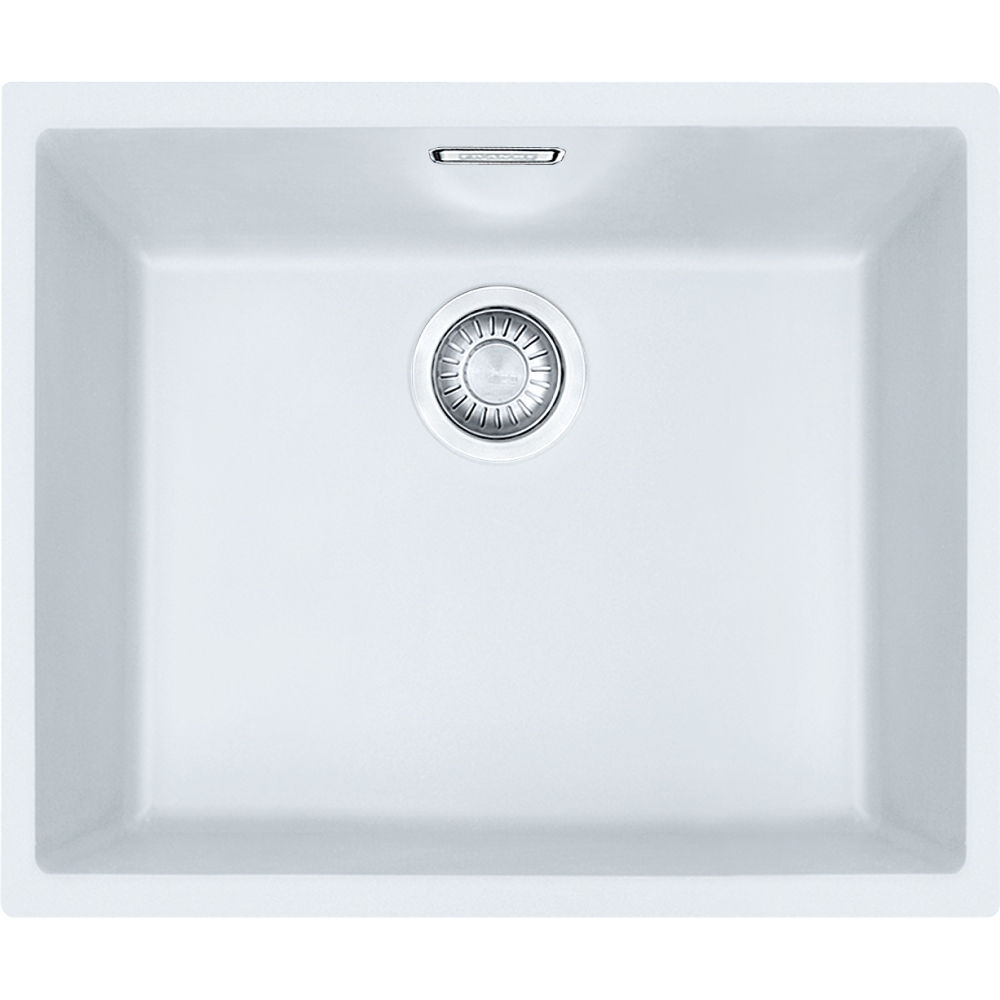 Franke Sirius SID 110-50, встраиваемая снизу кухонная мойка 52.5х44хh20 см, цвет белый