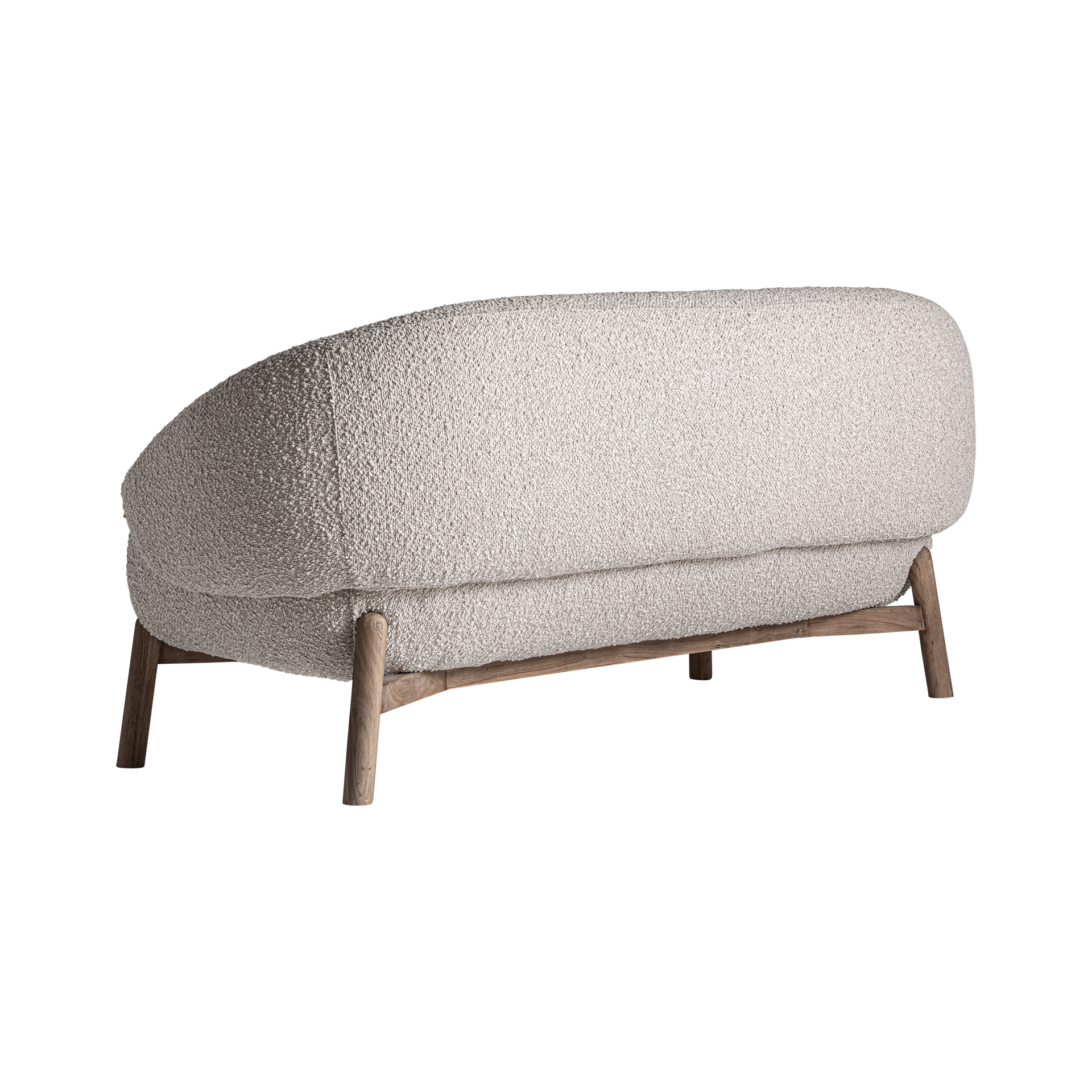 Диван Vical Jacquard 35770, 187х86хh84 см, ножки из массива вяза, бежевый полиэстер