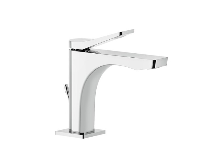Смеситель для раковины, Gessi, Rilievo, цвет-Copper PVD