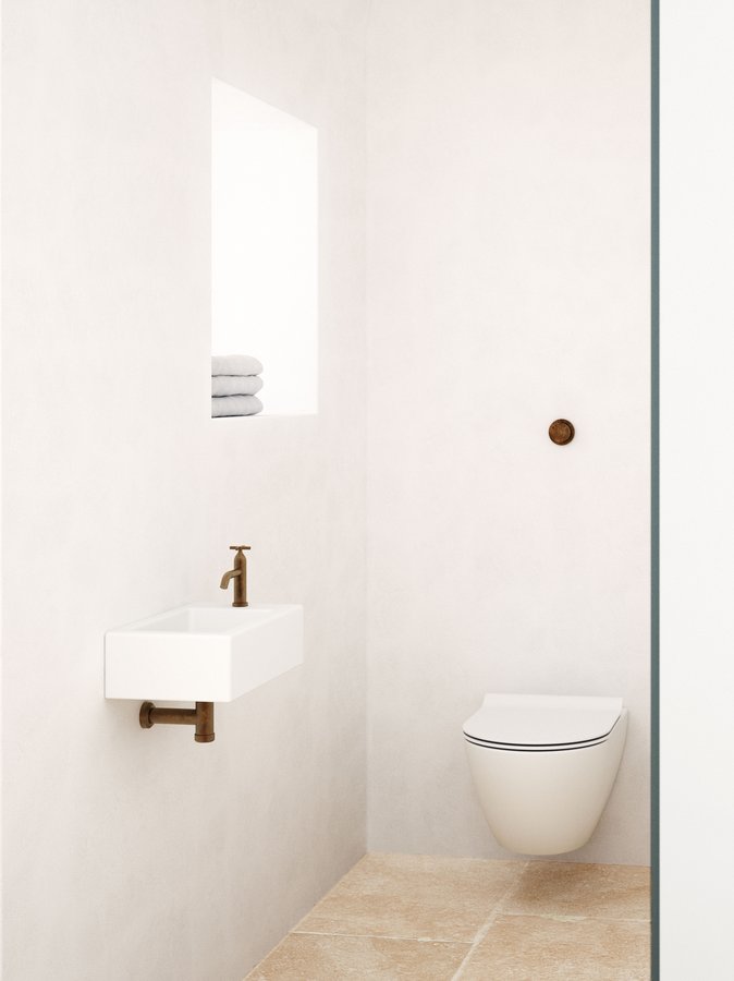 GSI Pura, подвесной безободковый унитаз 36х50 см (без сиденья), Swirlflush, Dualglaze, цвет белый матовый