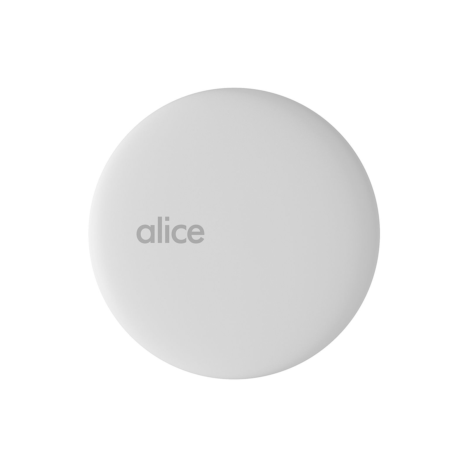Донный клапан Alice PIL00609, c керамической накладкой, белый матовый