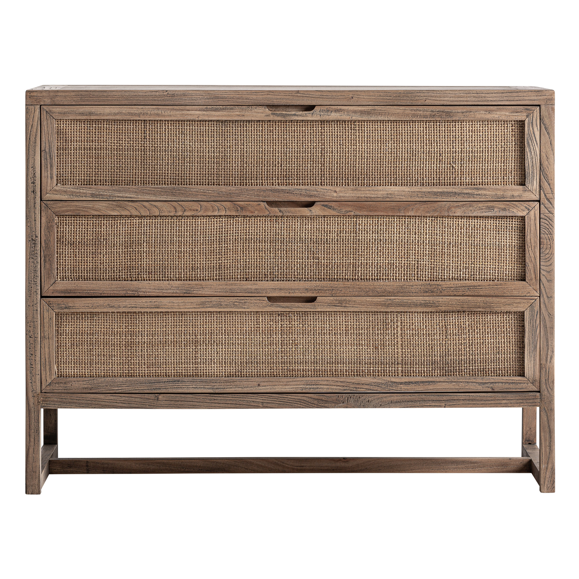 Комод Vical Byremo 38241, 105х50хh80 см, из массива вяза, коричневый