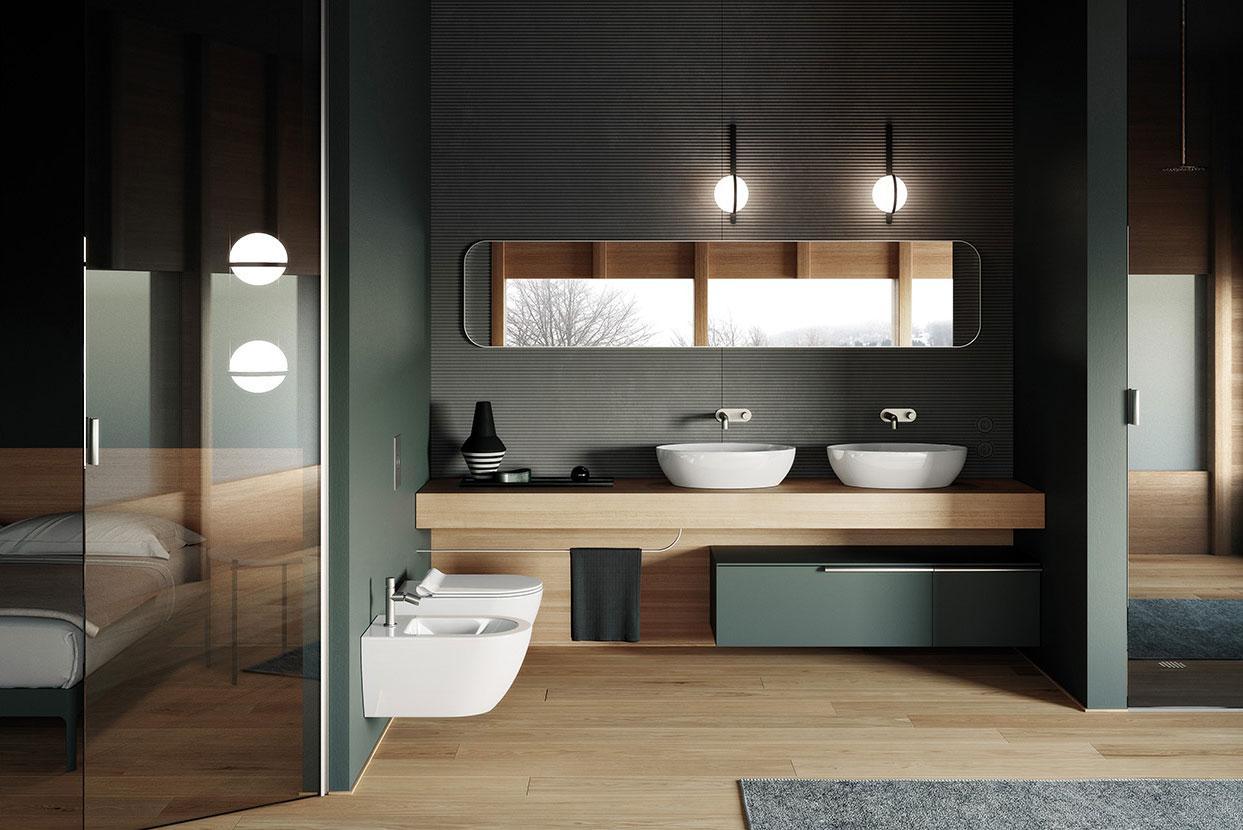 GSI Pura, подвесной унитаз 36х55 см (без сиденья), Swirlflush, Dualglaze, цвет белый глянцевый