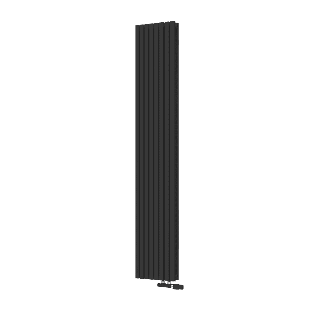 КЗТО Радиатор КЗТО QUADRUM 30 V 2- 1750-8 UT RAL1T103S9005 (черный матовый муар)