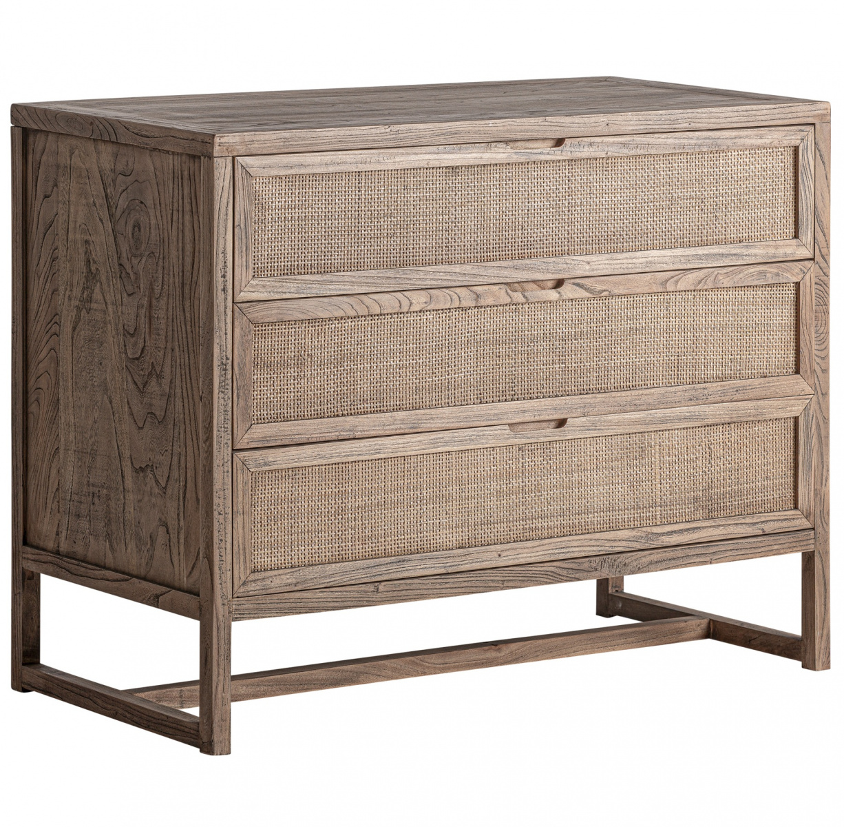 Комод Vical Byremo 38241, 105х50хh80 см, из массива вяза, коричневый