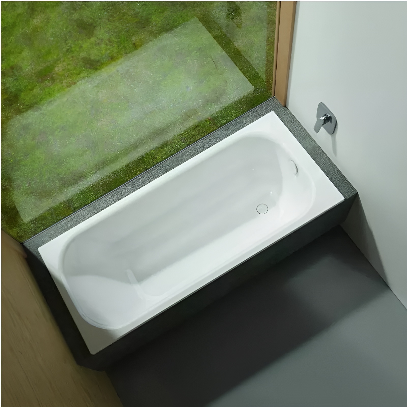 Стальная ванна Bette Form 175х75, 2949-000 AD PLUS AR, с покрытием BetteGlasur®Plus и Anti-Slip, белый