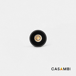 Tulipa Черный встраиваемый даунлайт 7W 36° 3000K CRI90 Casambi IP44