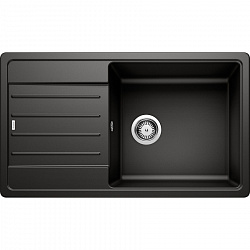 Blanco Legra XL 6S, 526087, встраиваемая сверху кухонная мойка 86х50хh19 см, цвет черный матовый