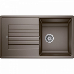 Blanco Zia 5S, 520519, встраиваемая сверху кухонная мойка 86х50хh19 см, цвет кофе