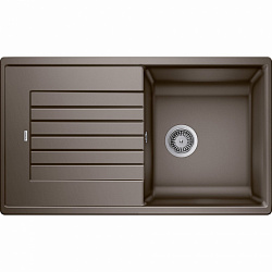 Blanco Zia 5S, 520519, встраиваемая сверху кухонная мойка 86х50хh19 см, цвет кофе