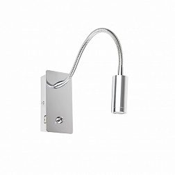 JULIET USB C Chrome настенная лампа с ридером LED 3W 3000K