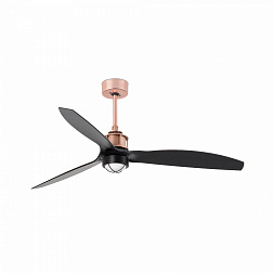 Потолочный вентилятор Just Fan Ø128 LED медный/черный