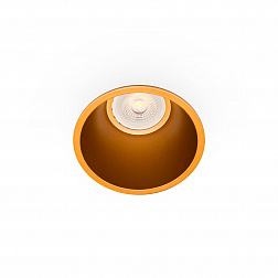 Встраиваемый круглый светильник Fresh золотой IP44
