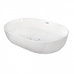Duravit Luv, накладная раковина 60х40хh14 см, Wondergliss, цвет белый глянцевый