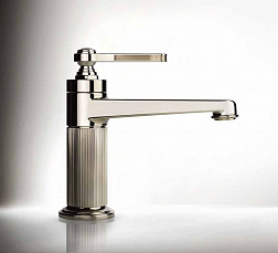 Gessi Venti20, смеситель для раковины, без донного клапана, цвет никель PVD
