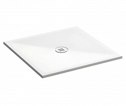Керамический поддон GSI Pura H2 80х80, 46080809, белый матовый