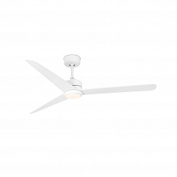 NU LED Потолочный вентилятор с освещением, белый Ø1320MM 3 ЛОПАСТИ 18W 3000K