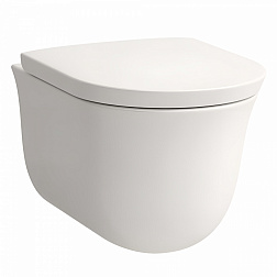 Laufen New Classic, подвесной безободковый унитаз 37x53 см (без сиденья), цвет белый матовый