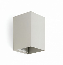 Faro Lune SQ 1L, настенный прямоугольный светильник 40532, цвет серый