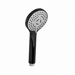 Fima CF Wellness F2298NS, круглый 3-режимный ручной душ из ABS пластика,  
цвет черный матовый