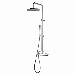 Душевая колонна Emmevi Filobrass 8500284/CR, с верхним душем Ø25 см и смесителем, хром