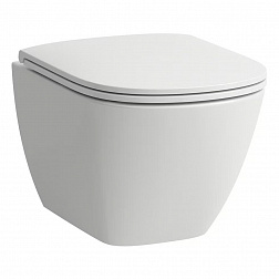 Laufen Lua 8.2008.3.0, подвесной безободковый унитаз 36x52 см (без сиденья), цвет белый глянцевый