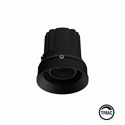 Встраиваемый светильник ELIOS ORI IP54 10W черный 15є 3000K TRIAC