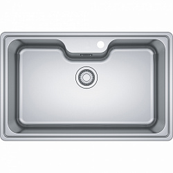 Franke Bell BCX 610-81TL, встраиваемая сверху кухонная мойка 81х51хh20 см, цвет полированная сталь