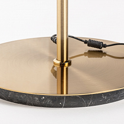 Торшер Vical Malih 33420, серое стекло, матовое золото