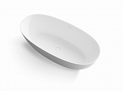 Treesse Vera, ванна отдельностоящая 150х75хh55 см, Solid Surface, цвет белый матовый