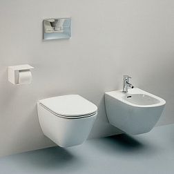 Laufen Lua 8.2008.0.0, подвесной безободковый унитаз 36x49 см (без сиденья), цвет белый глянцевый