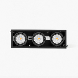 Встраиваемый светильник MINI COLIN-3 черный LED 54-75W 3000K 20°