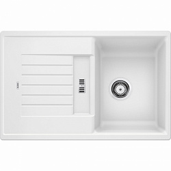 Blanco Zia 45S, 514726, встраиваемая сверху кухонная мойка 78х50хh19 см, цвет белый матовый