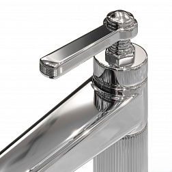 Gessi Venti20, высокий смеситель для раковины, без донного клапана, цвет хром