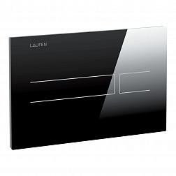 Laufen Lis AW3, панель смыва электронная, 2 режима, цвет черный глянцевый