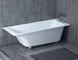 Salini Orlanda Kit, ванна встраиваемая 160х70хh59-61 см, S-Stone, цвет белый матовый